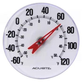 00346 Indoor/Outdoor Thermometer with bracket