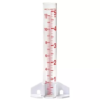 00810 5" Capacity Magnifying Rain Gauge