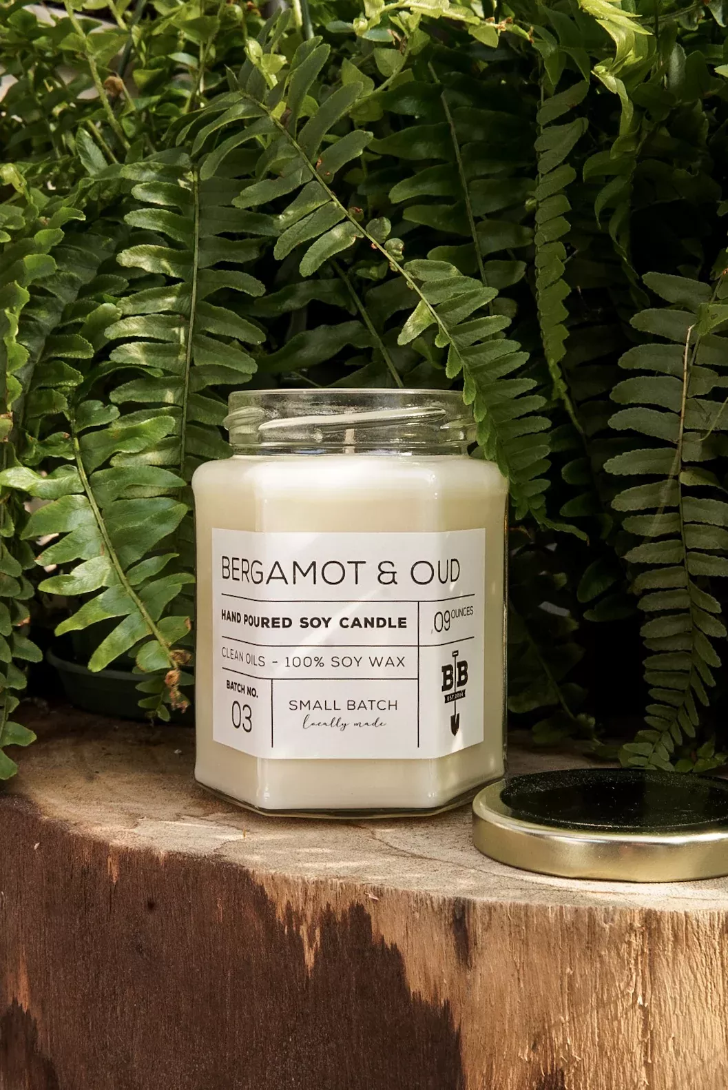 09 Ounce Bergamot & Oud Candle