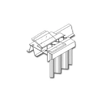1200 Series Arched Alum Gable End Bars (Both Ends)