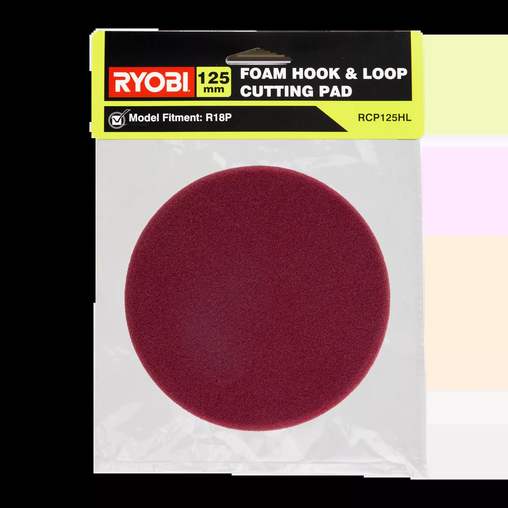 125mm Hook & Loop Foam Cutting Pad