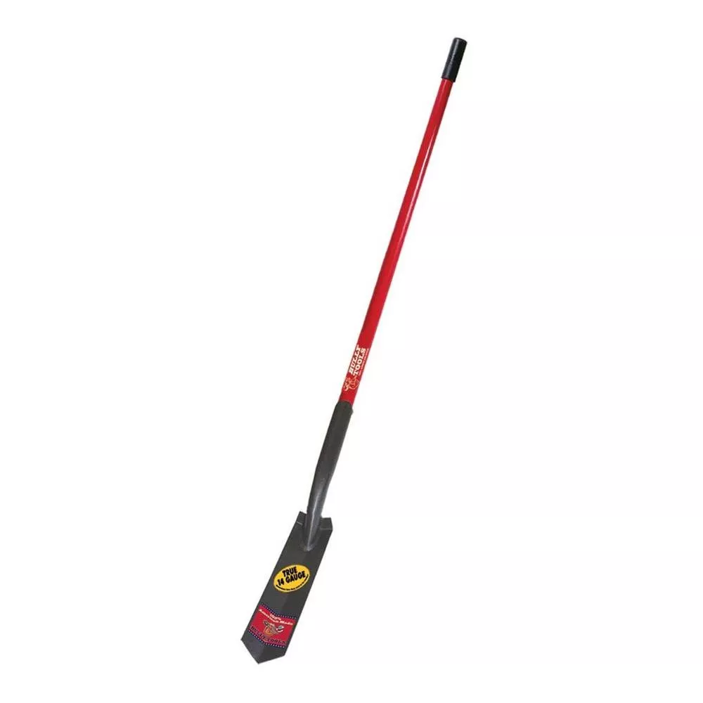 14-Gauge Trenching Shovel with Long Fiberglass Handle