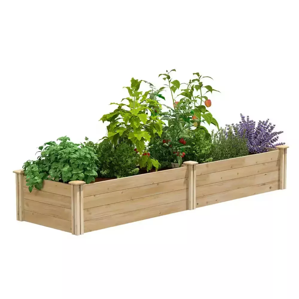 2 Ft. X 8 Ft. X 14 In. Original Cedar Raised Garden Bed