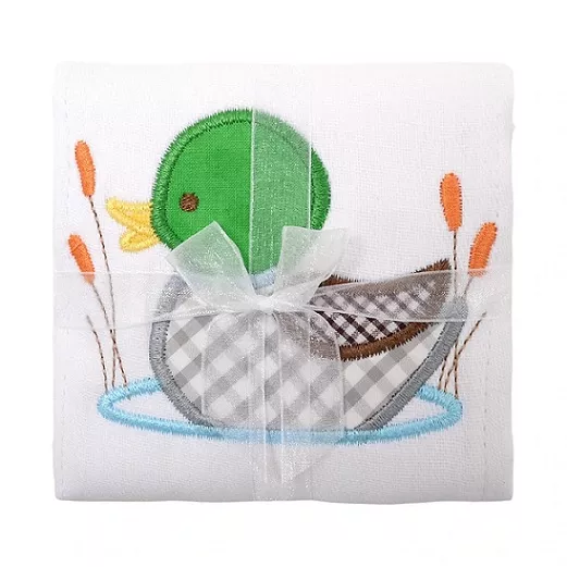3 Marthas Mallard Applique Burp Pad