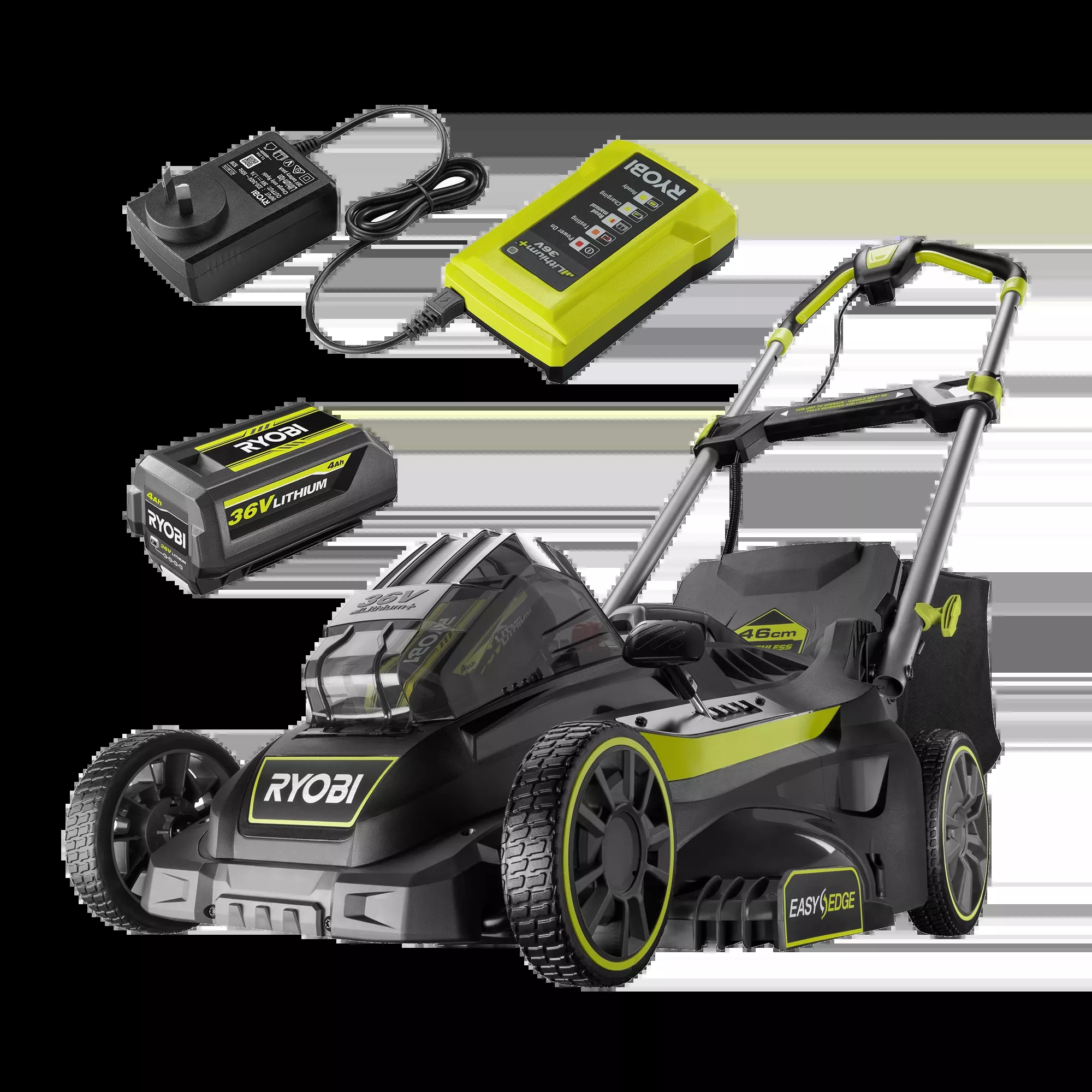 36V Brushless 46cm Lawn Mower 4Ah Kit