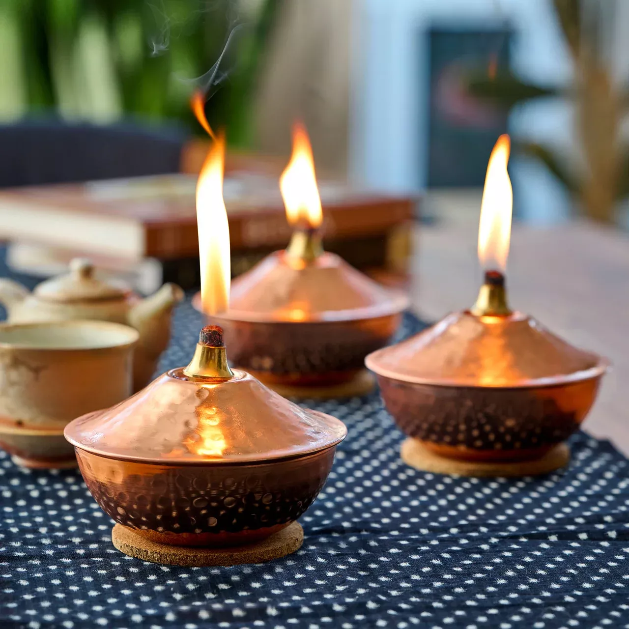 5 In. Copper Smudge Pot