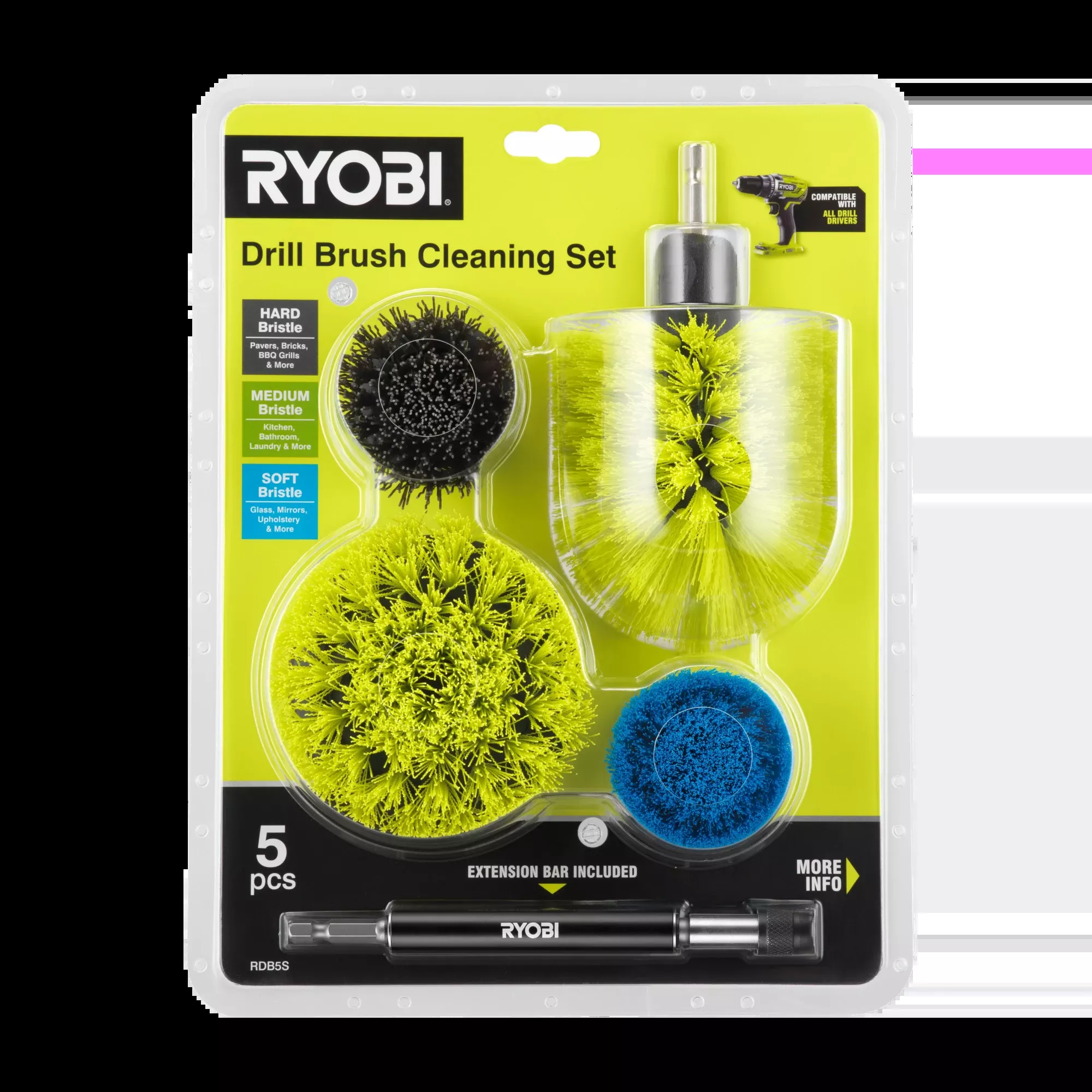 5-Piece Drill Brush Set