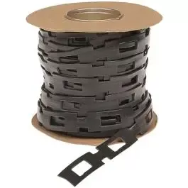 Adj-A-Tye Chain Lock, Extra-Heavy-Duty Rubber Chain, 100ft by A.M. Leonard