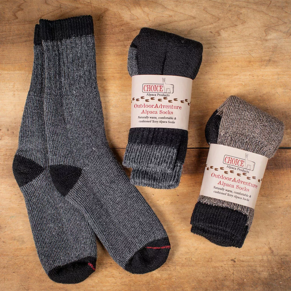 Alpaca Fleece OutdoorAdventure Socks