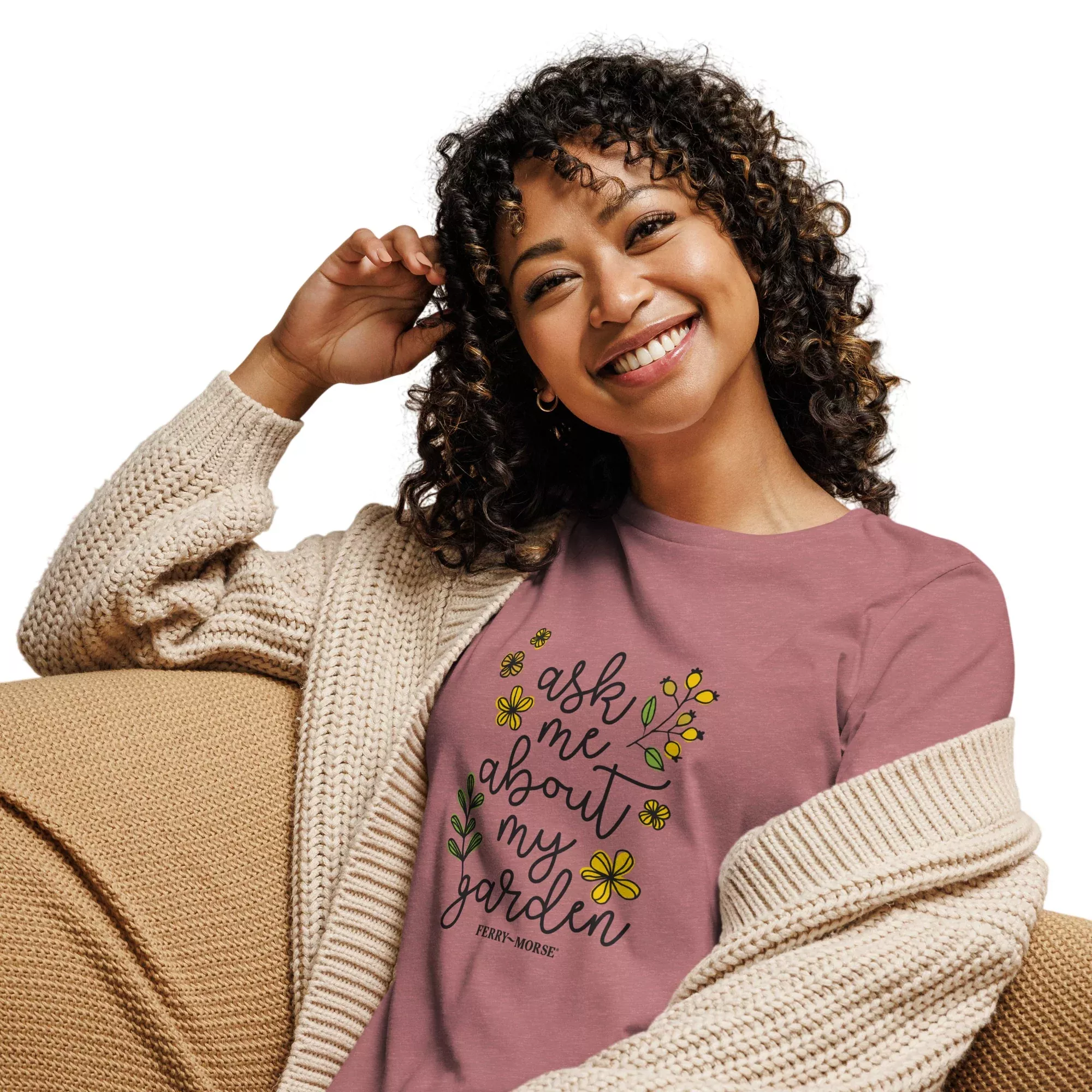 "Ask Me About My Garden" Women's Cotton T-Shirt