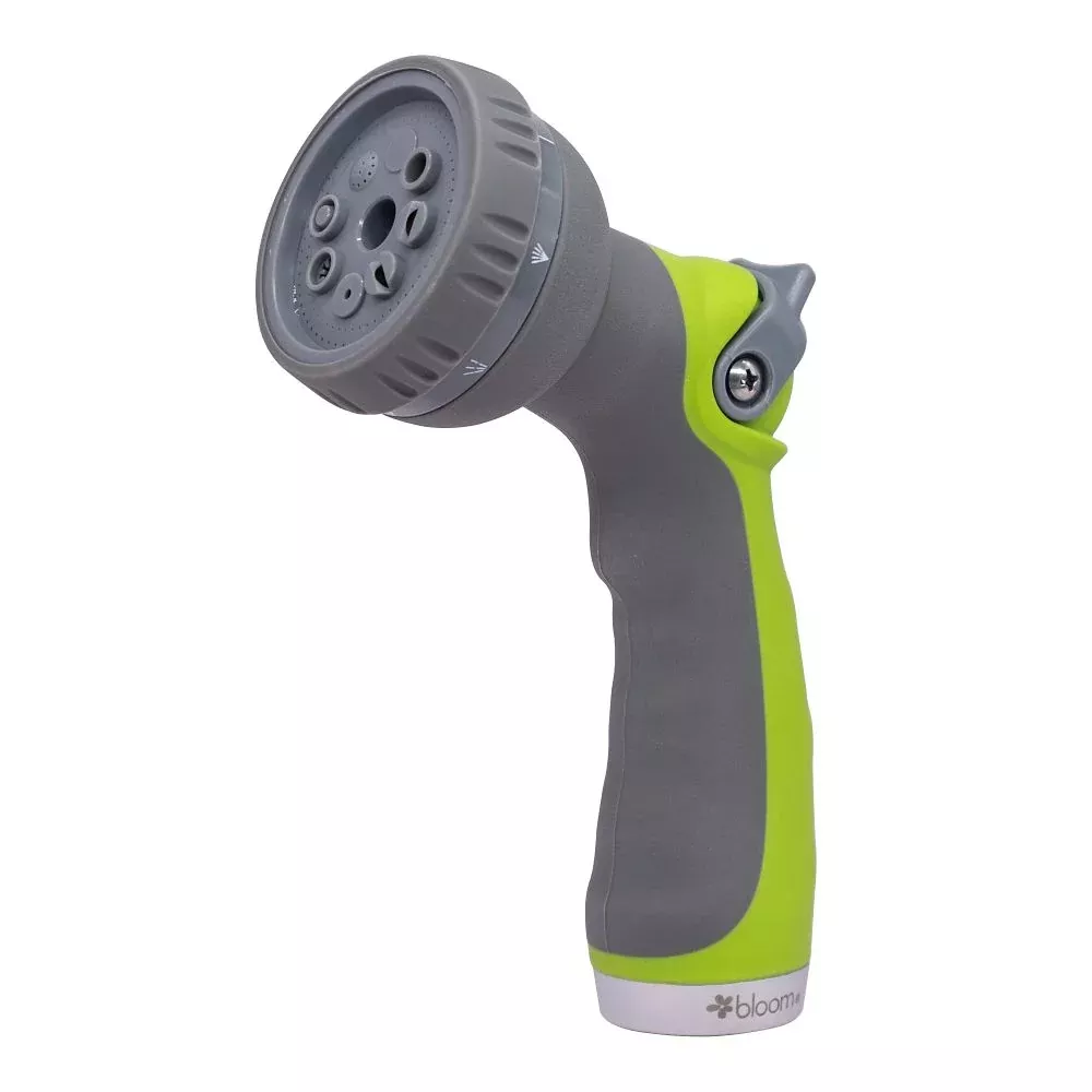Bloom 8-Spray Pattern Thumb Control Watering Nozzle 71087BL