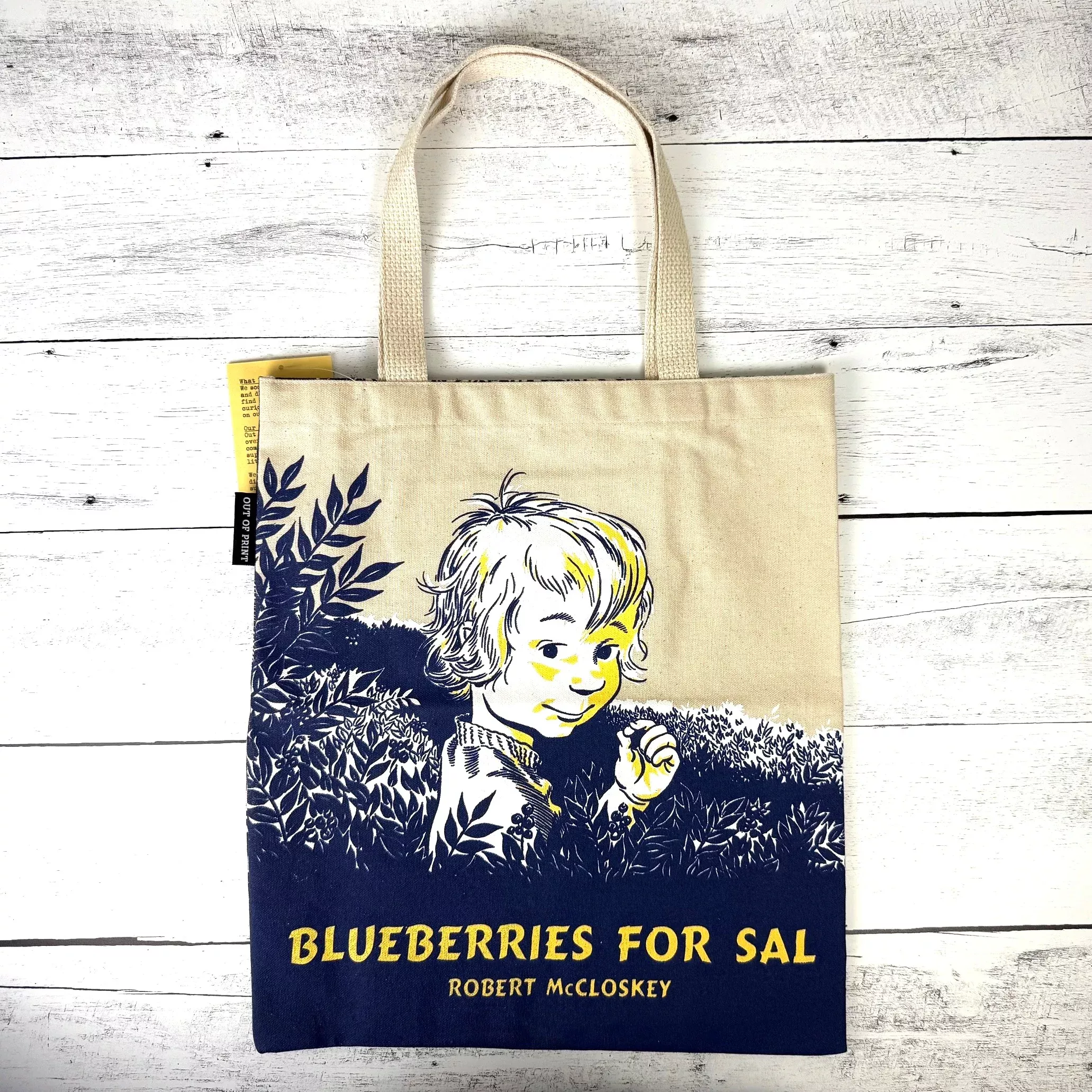 Blueberries for Sal Tote Bag