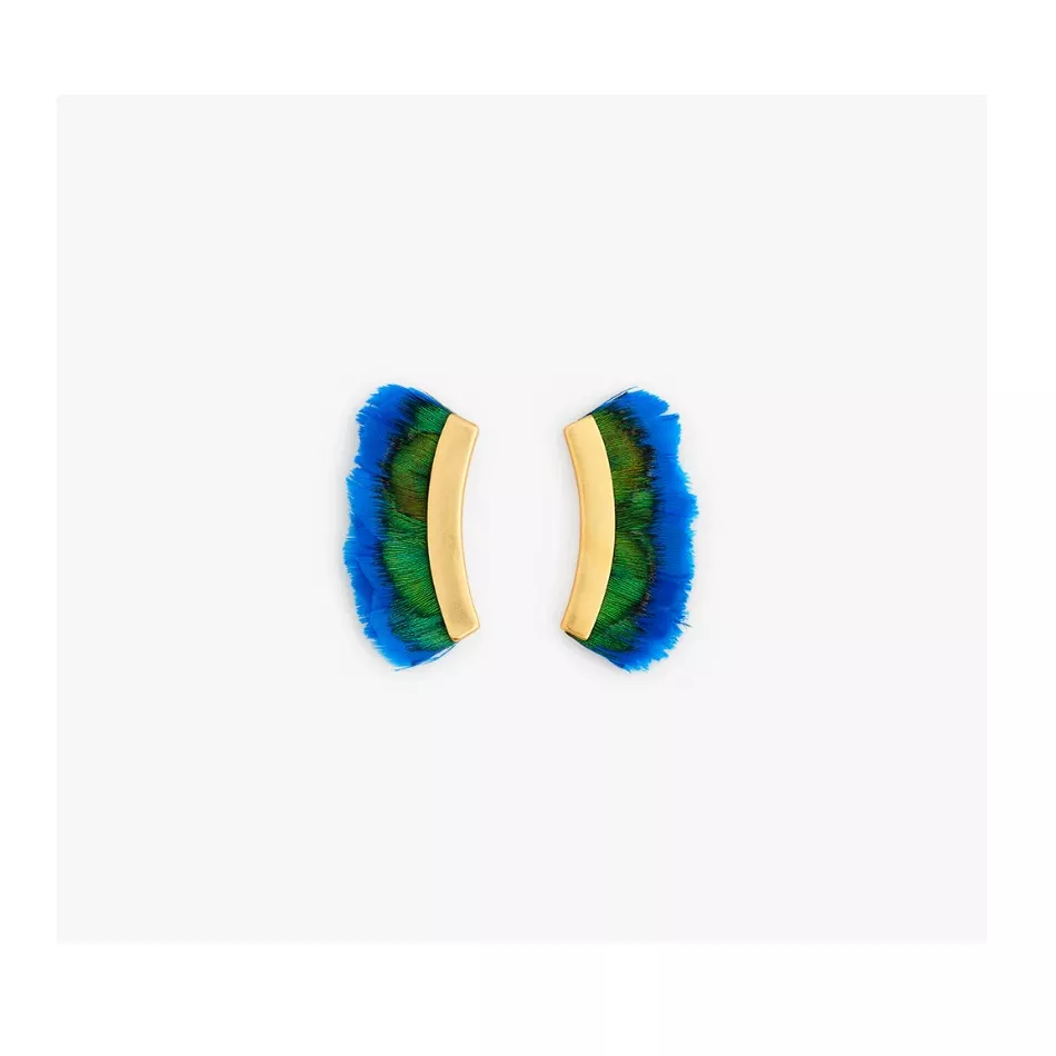 Brackish Colter Bay Crescent Earrings