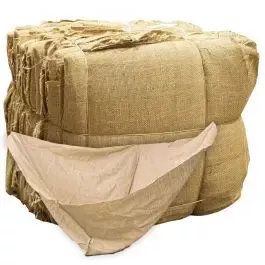 Burlap Liners, 7oz, Untreated, 36in x 30in, Fits 18in Baskets, Bundle of 25 Liners