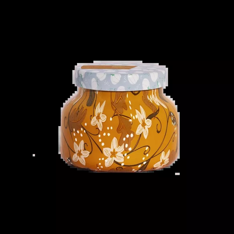 Capri Blue Pumpkin Dulce Holiday Pattern Play Petite Jar