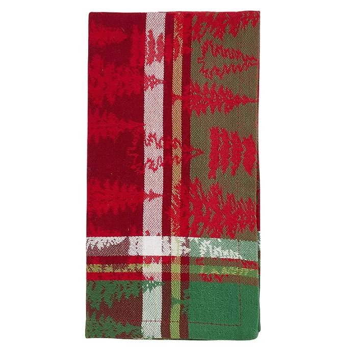 Christmas Tree Plaid Napkin