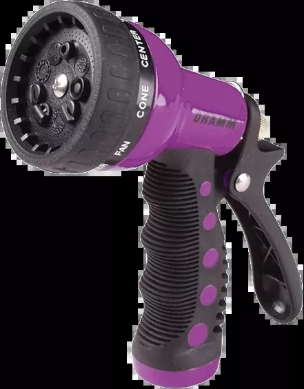 Dramm Revolver 9-Pattern Spray Nozzle, Purple