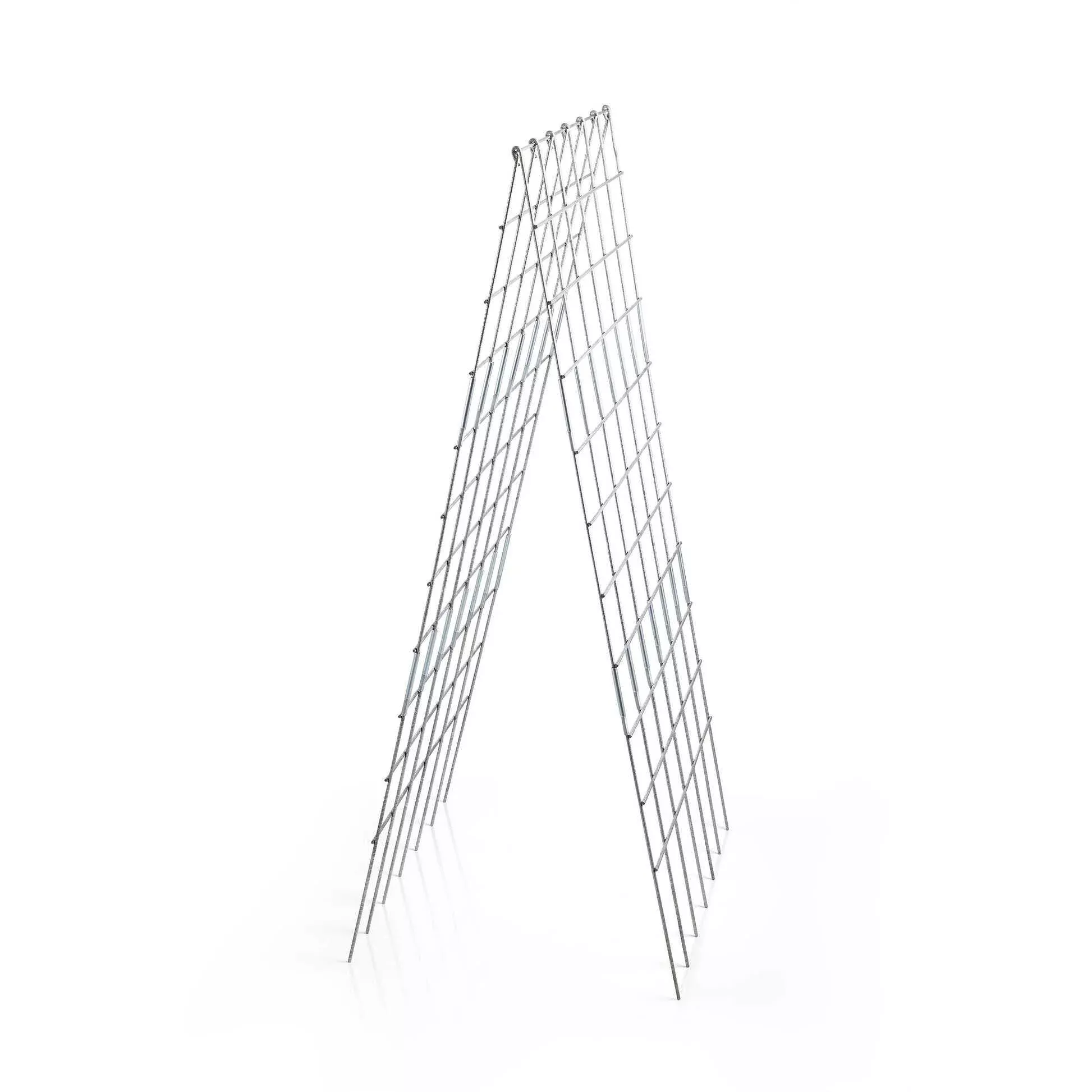 Folding A-Frame Trellis Support For Plants