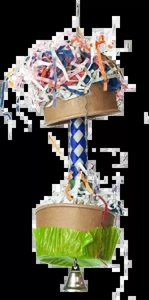 Foraging Cupcake Bird Toy