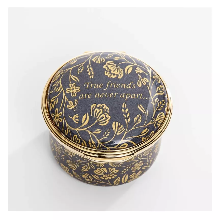 Halcyon Days True Friends Enamel Box