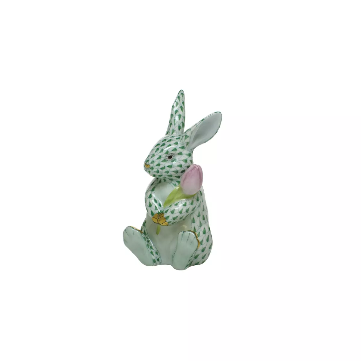 Herend Blossom Bunny – Key Lime
