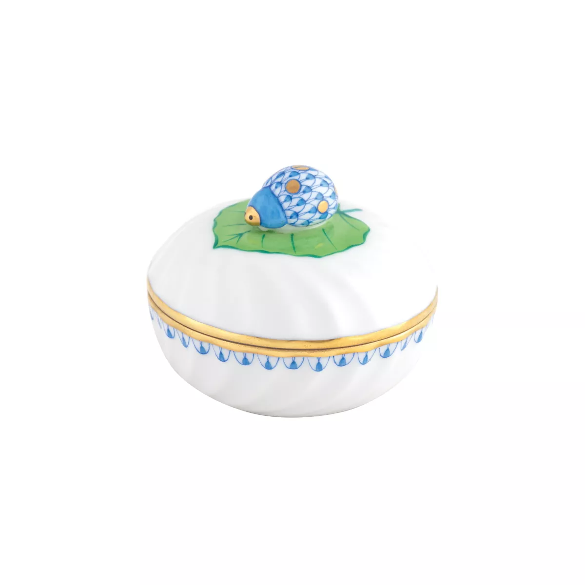 Herend Ladybug Box – Blue