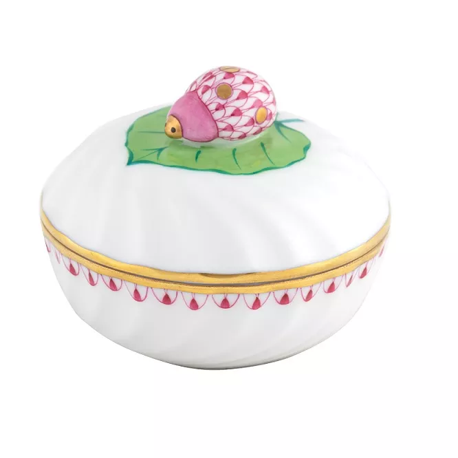 Herend Ladybug Box – Raspberry