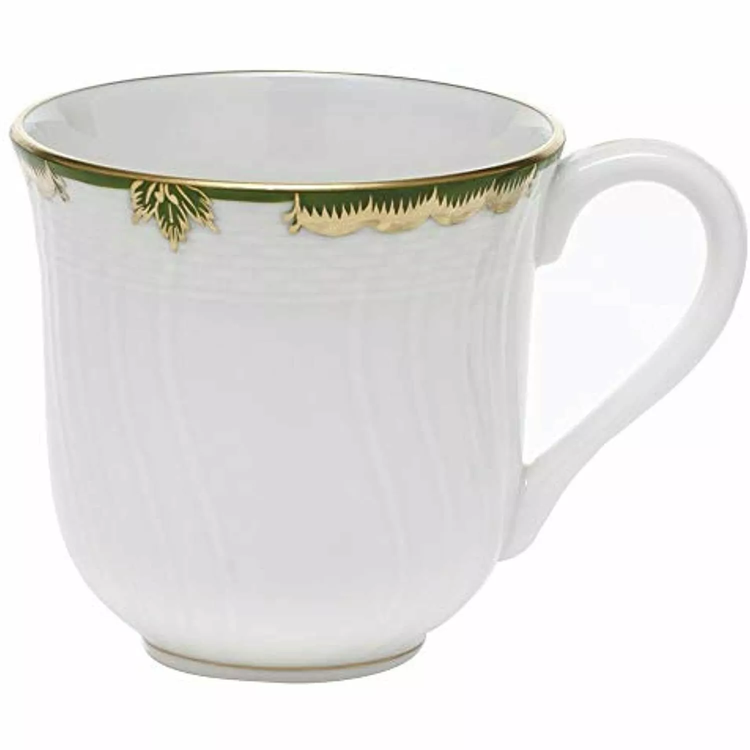 Herend Princess Victoria Dark Green Mug