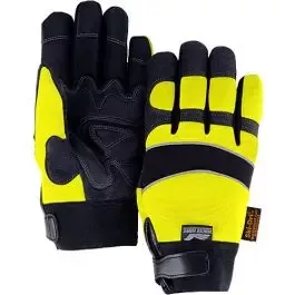 High-Visibility Waterproof Gloves, Size Extra Large by Majestic