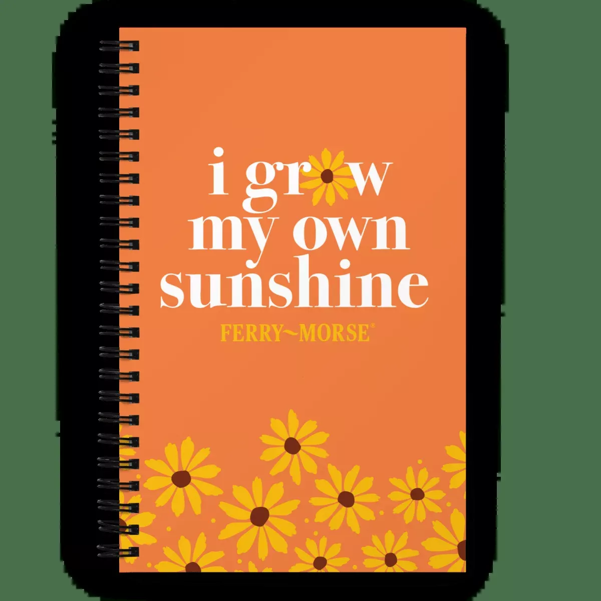 "I Grow My Own Sunshine" Spiral Notebook, 5.25″ × 8.25″