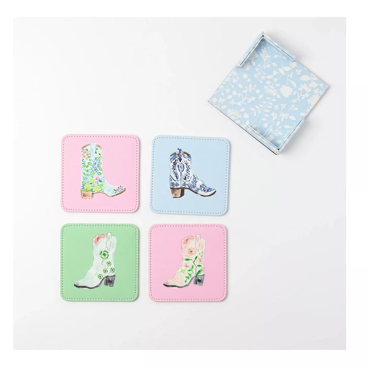 Keva Style Rodeo Coasters, Set of 4