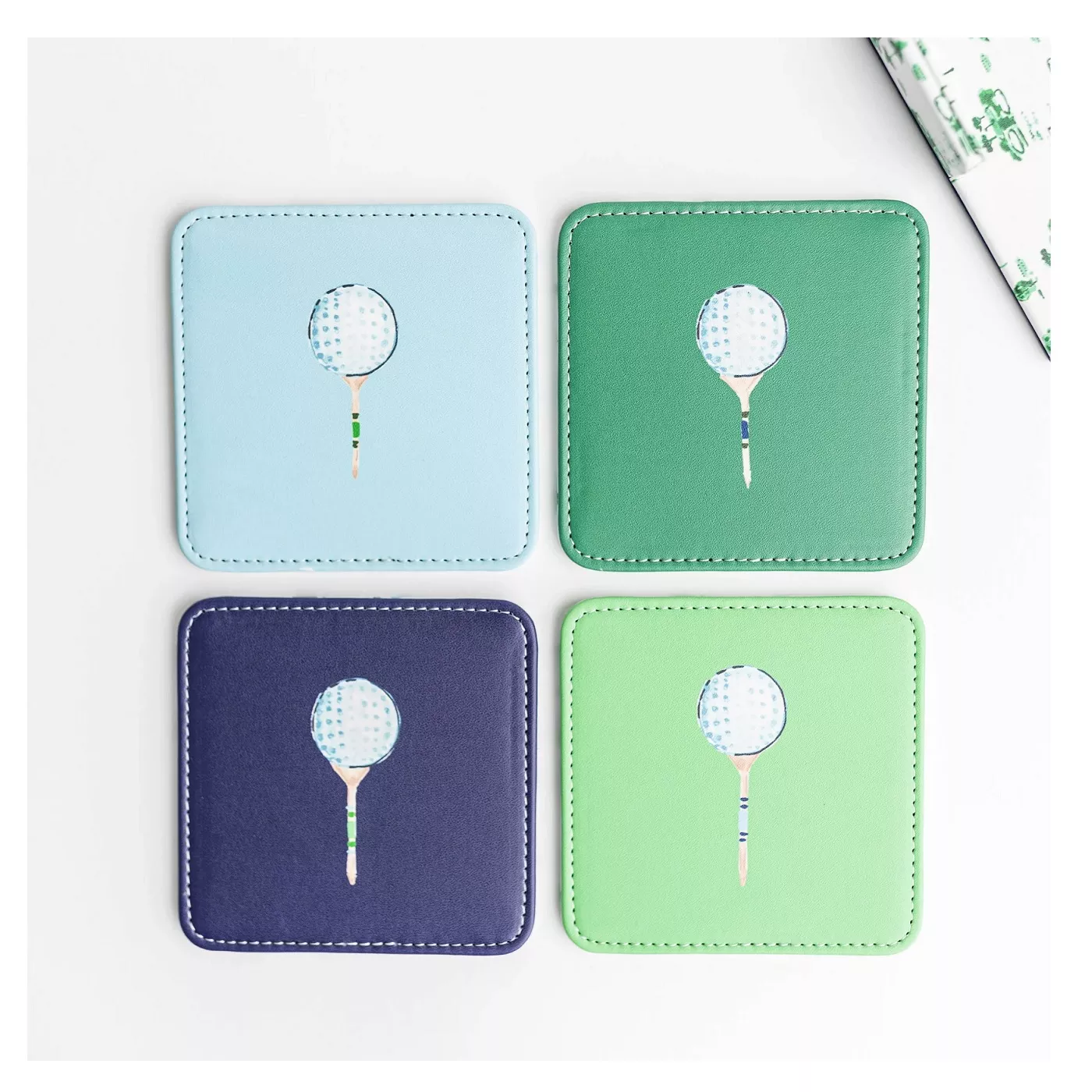 Keva Style Tee Time Coasters Set of 4