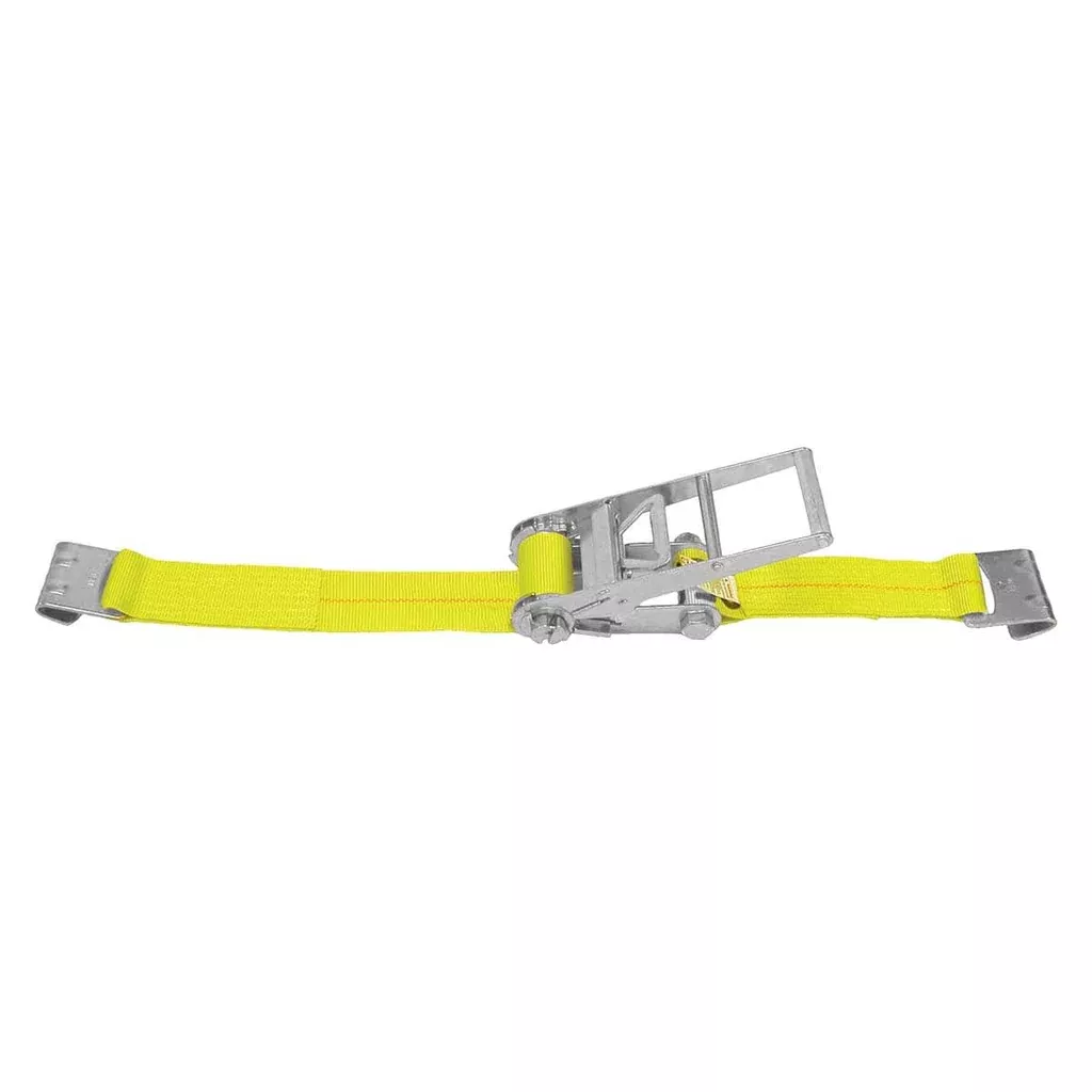 Lift-All 3"W Cargo Ratchet Tie Downs With Flat Hook