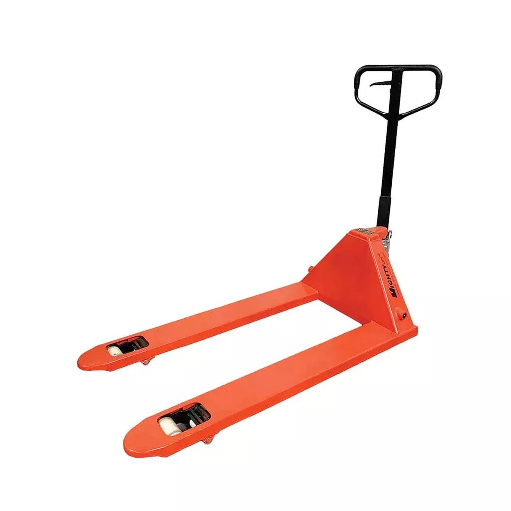 Mighty Lift Premium 5,500-lb. Pallet Jack with Nylon Wheels, 27" x 48"