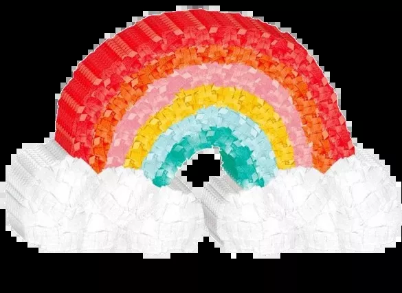 Mini Rainbow Pinata