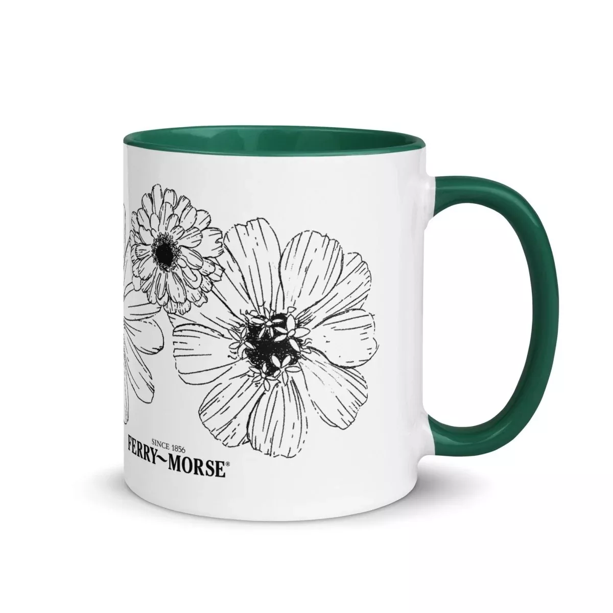 "My Morning Buzz" Zinnia Flower 11oz. Mug