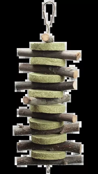 Natural Circle Hay Chew Stackers for Small Animals