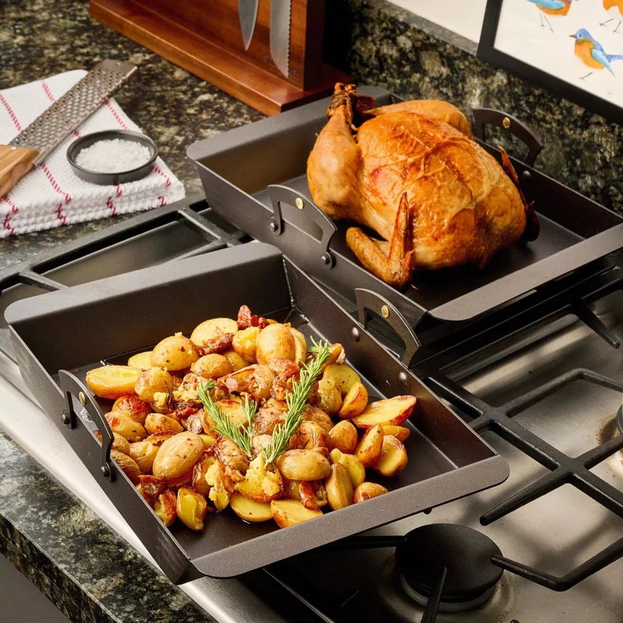 Netherton Compact Roasting Pan Set