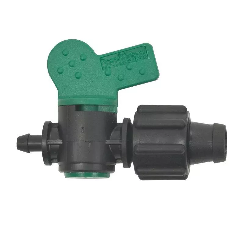 Perma-Loc 1/4" Barbed Fitting with shut off valve