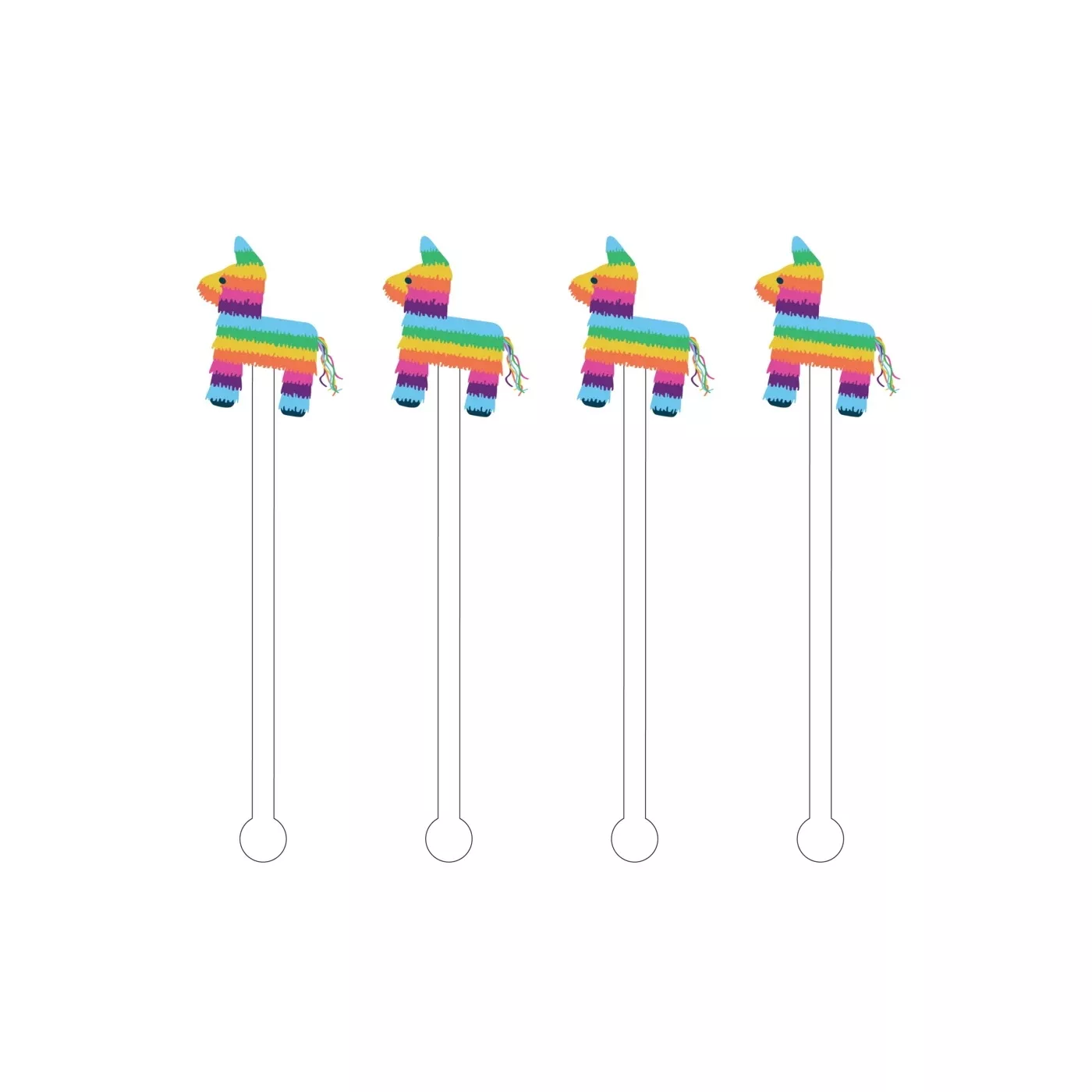 Piñata Acrylic Stir Sticks