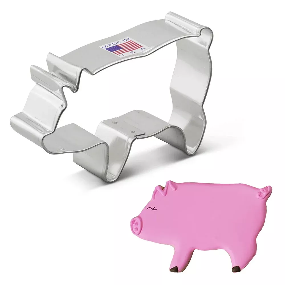 Pig Cookie Cutter 3 3/4"