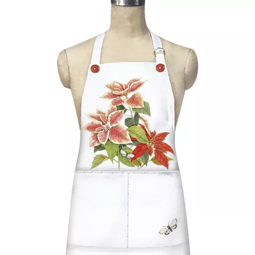 Pink Poinsettia Apron