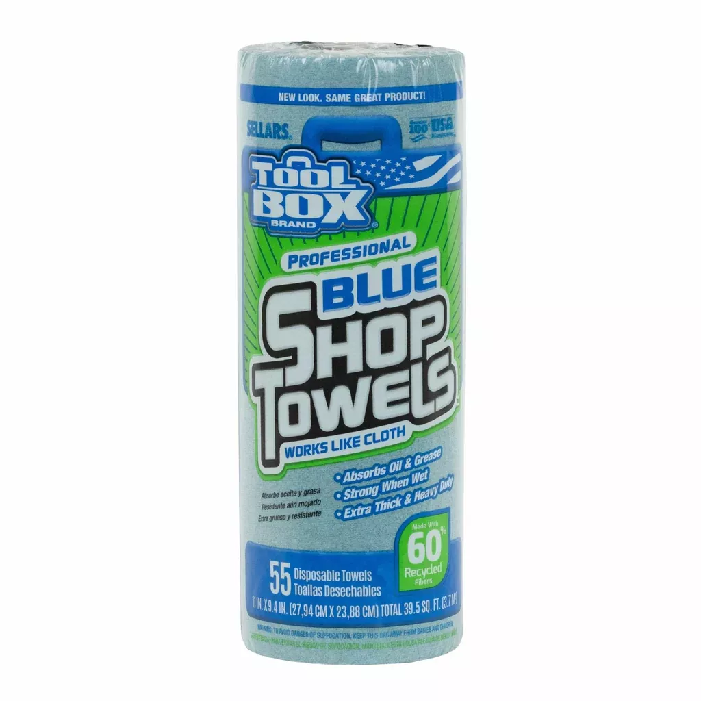Sellars TOOLBOX Z400 Roll of Blue Shop Towels