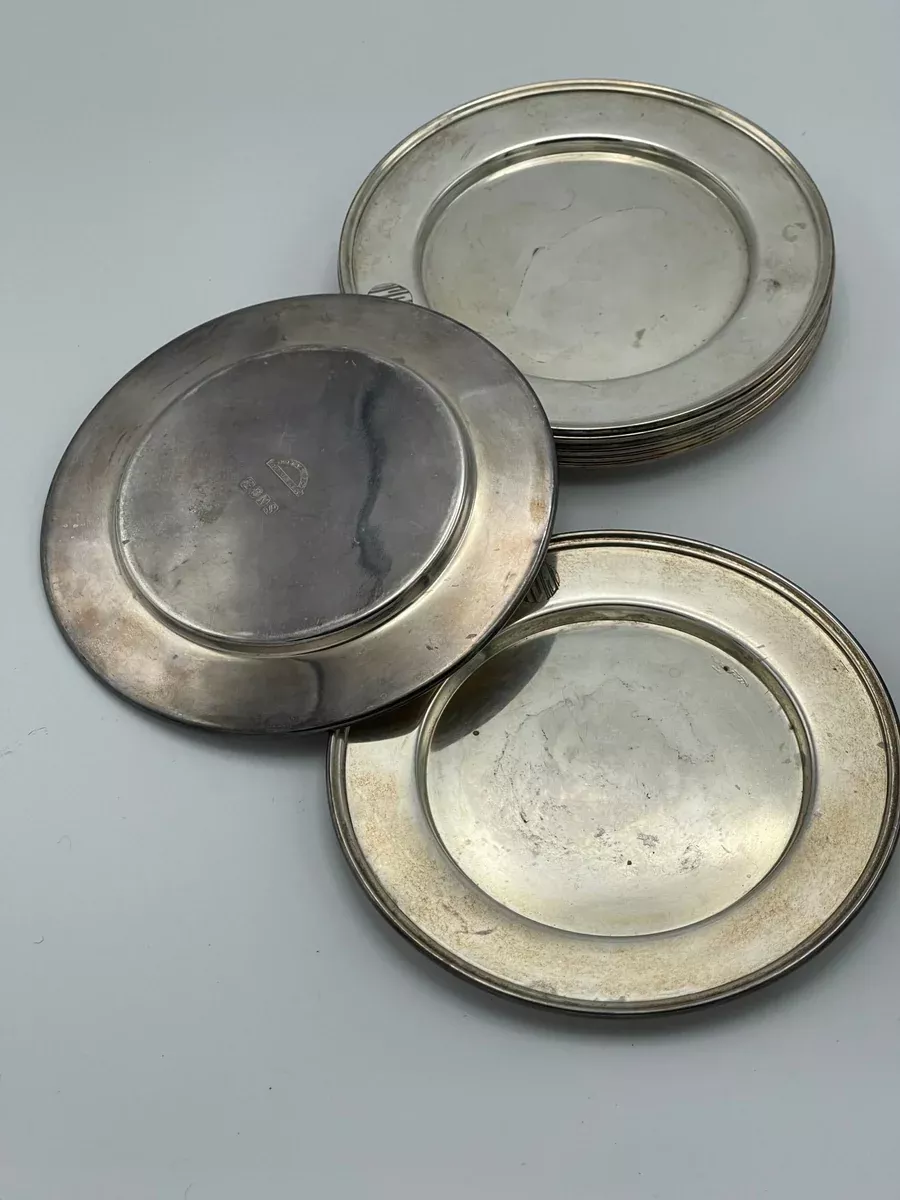 Silver Plated Desert Plates (8)