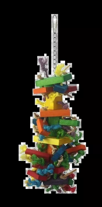 Small Cluster Blocks Bird Toy