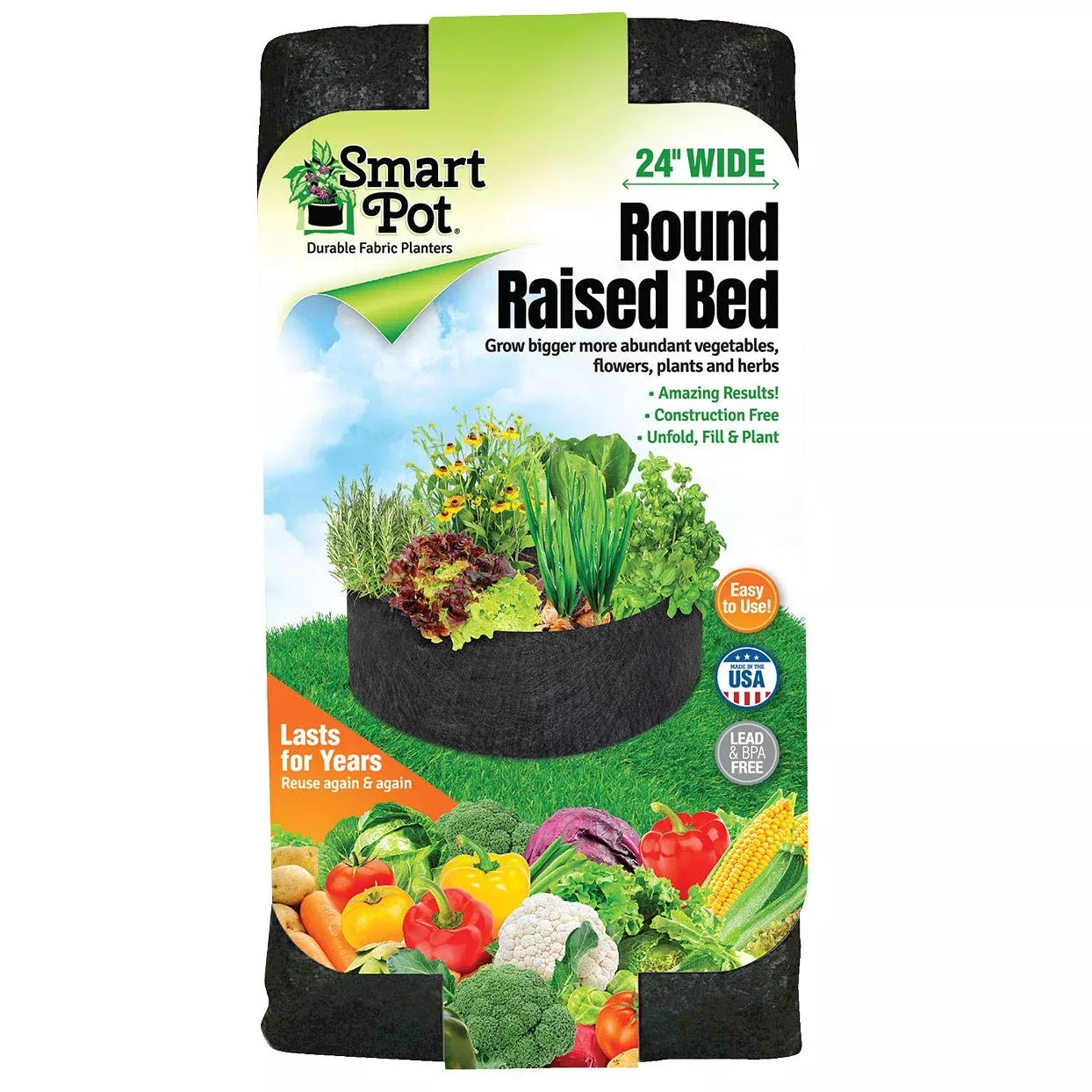 Smart Pot Round Raised Bed
