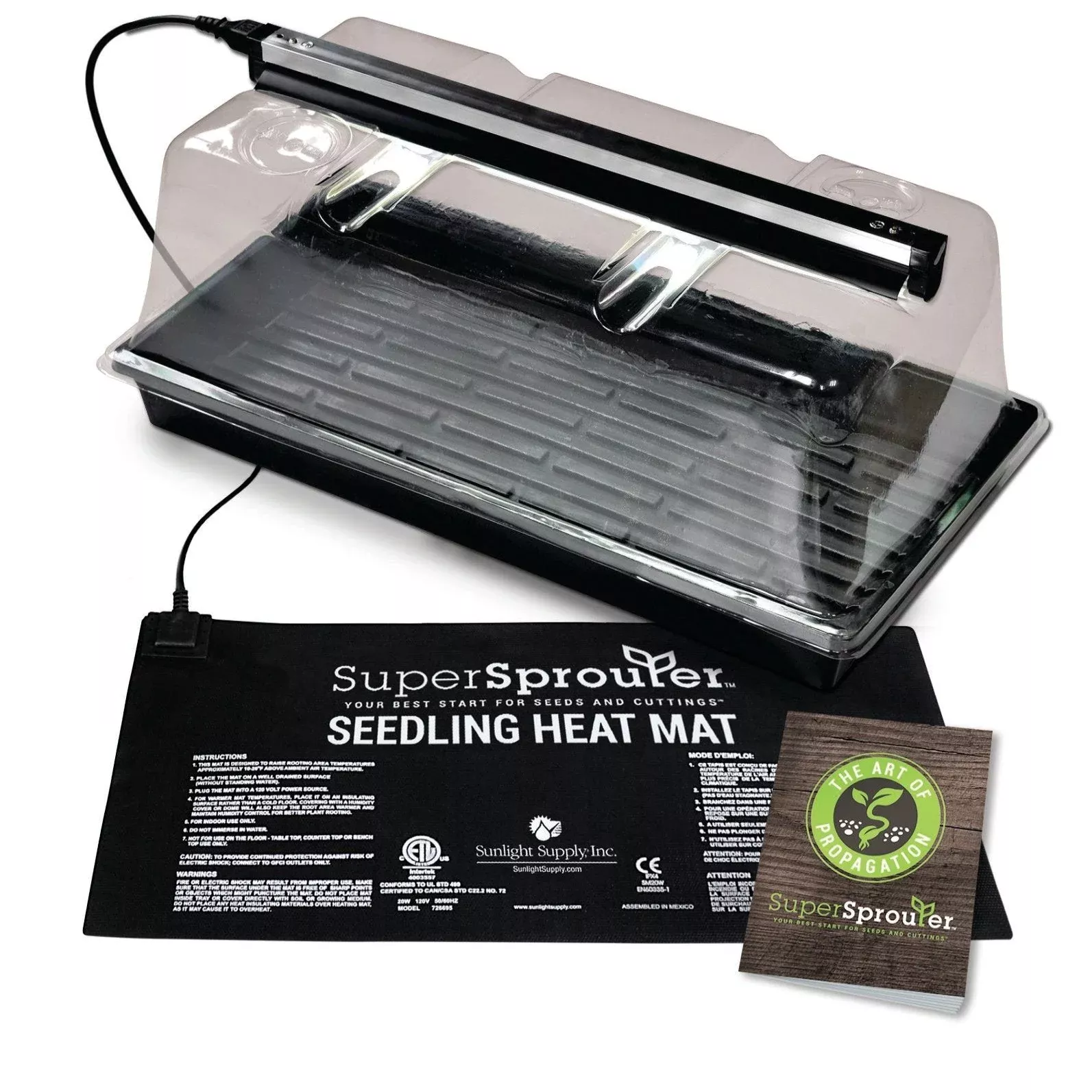 Super Sprouter Premium Heated Propagation Kit