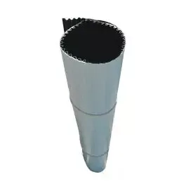 Tree Guards, Corrugated White/Black Plastic, 8in Width x 24in Height