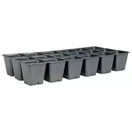True 1801 Pots, Sheet of 18 Pots, Case of 100 Sheets by Landmark Plastics