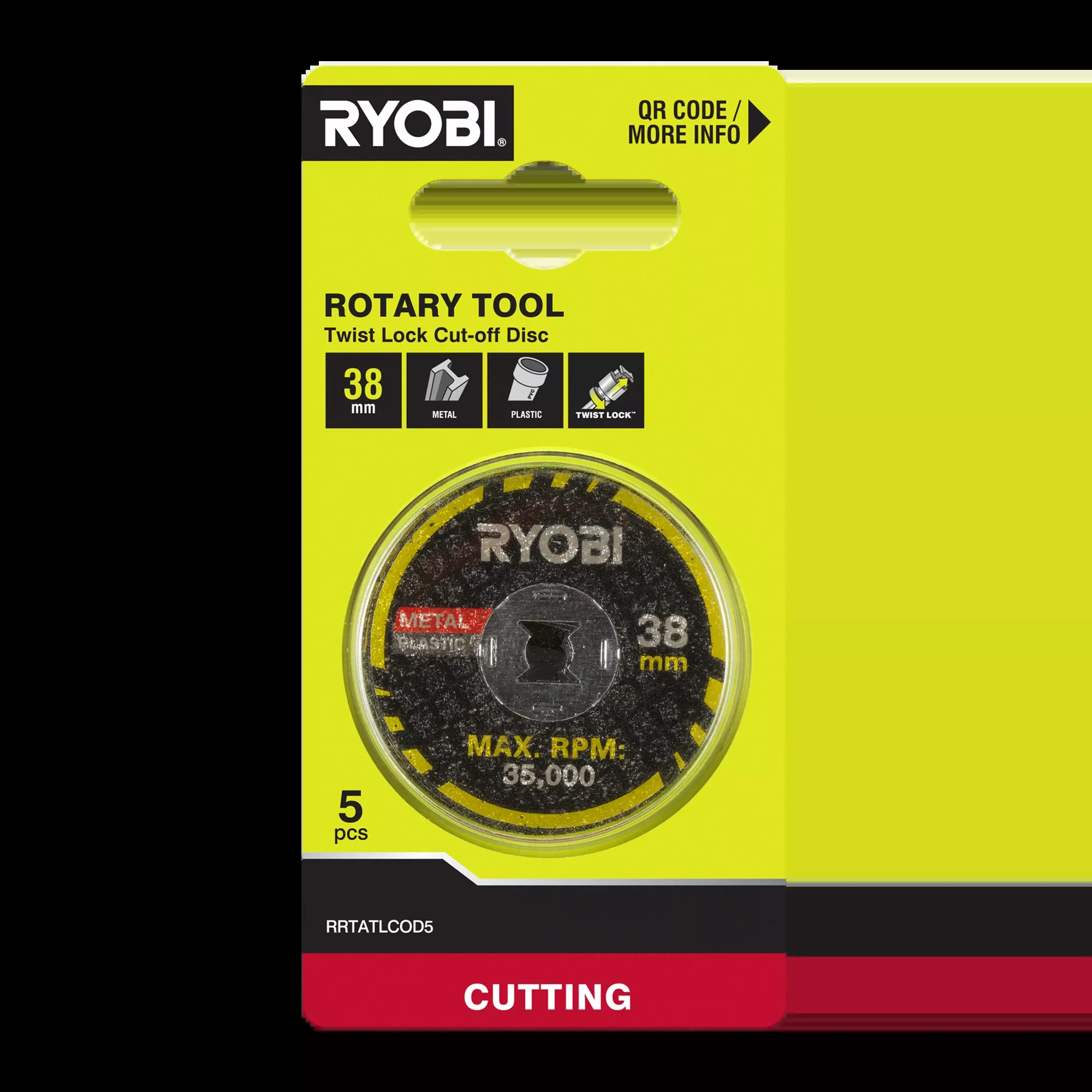 Twist Lock Cutting Discs 5pk